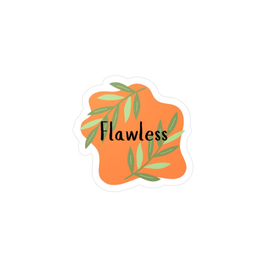 Flawless Vinyl Sticker